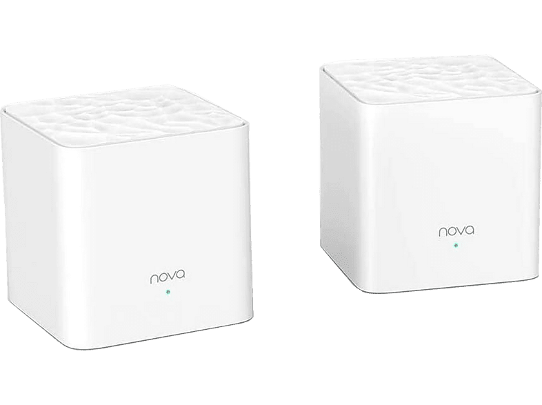 Sistema Wi-Fi - Tenda Nova MW3 Sistema WiFi Mesh Dual Band AC1200, Kit 2 Unidades, Blanco