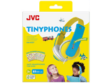 Auriculares inalámbricos - JVC HA-KD7-YN-E,  De diadema, Con cable, Para niños, Limitador volumen, Amarillo
