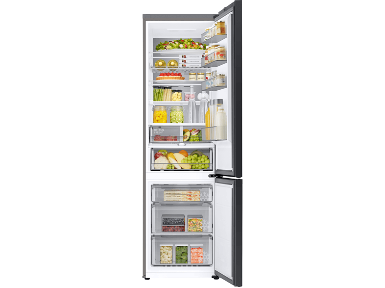Frigorífico combi - Samsung BESPOKE RB34A7B5D41, 344 l, No Frost, 185.3 cm, All-Around Cooling, Glam Navy