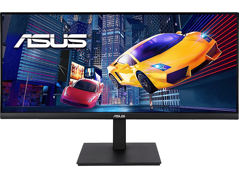 Monitor gaming - Asus VP349CGL, 34, UWQHD, 1 ms, USB, DisplayPort, Reclinable, Soporte pared, Negro