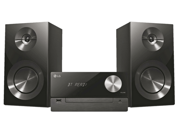 Microcadena - LG CM2460, Bluetooth, USB, 100 W, CD, Negro