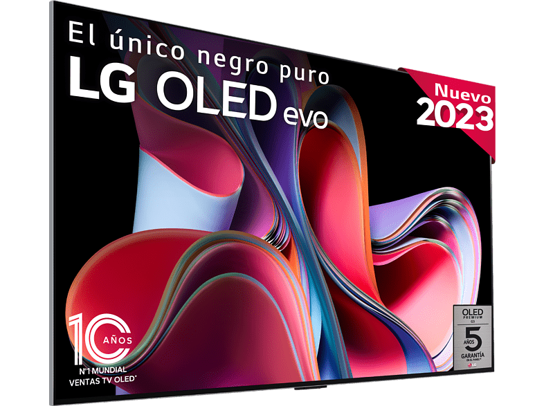 TV OLED 65 - LG OLED65G36LA, UHD 4K, Inteligente α9 4K Gen6, Smart TV, DVB-T2, Plata satinado