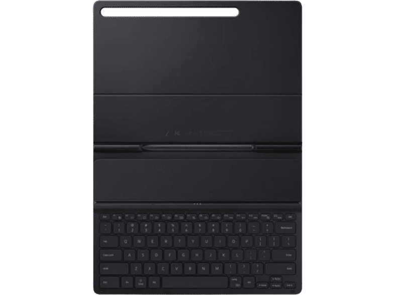Funda con teclado - Samsung EF-DT730BBSGES, Para Galaxy Tab S7+/ Galaxy Tab S7 FE, Tapa de libro, Negro