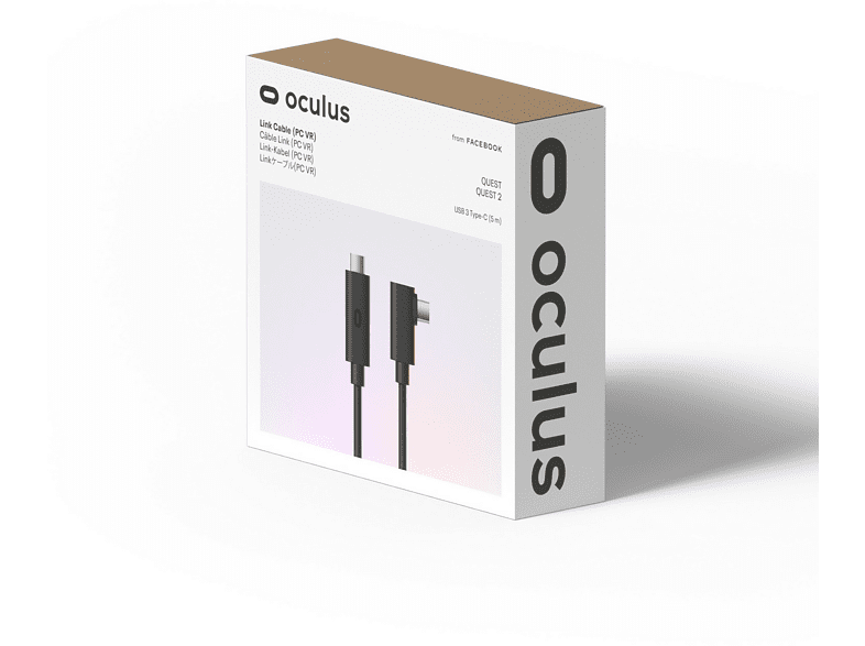 Cable USB - Facebook Oculus Link, Para Oculus y Oculus 2, USB-C, 5m, Negro