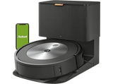 Robot aspirador - ‎IRobot Roomba j7+, 0.4 l, Autovaciado, Mapeo inteligente, Funciona con Alexa, Negro