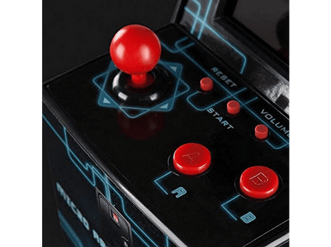 Consola - Avance. Ital Micro Arcade Machine, Mini, 240 juegos 16 bits, Pantalla 2.5″ TFT, 3x pilas AA, Azul