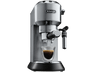 Cafetera express - De Longhi EC Dedica 685.M, Bomba de presión Thermoblock, 1350 W, Color metal