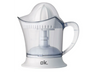 Exprimidor - OK OJU 102 Potencia 40W, Depósito de 0.5L, Tapa transparente