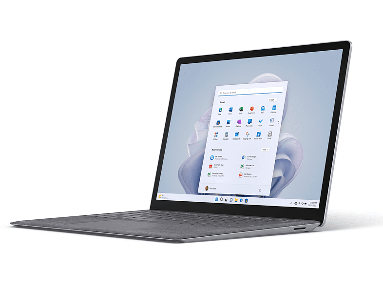 Portátil - Microsoft Surface Laptop 5, 13.5 WQHD, Intel® Core™ i5-1235U, 8GB RAM, 256GB SSD, Iris® Xe Graphics, Windows 11 Home