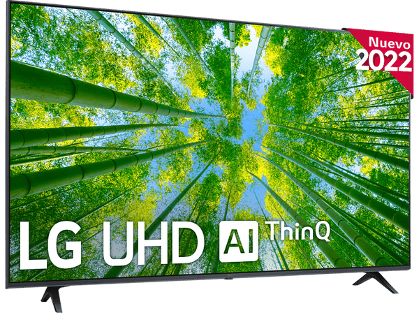TV LED 65" - LG 65UQ80009LB, UHD 4K, α5 Gen5 AI Processor 4K, Smart TV, DVB-T2 (H.265), Negro
