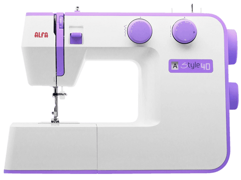 Máquina de coser - Alfa STYLE 40 31 Puntadas, Luz Led, Incluye funda protectora