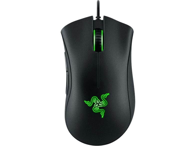 Ratón gaming - Razer Deathadder Essential, Por cable, 6.400 ppp, 5 Teclas, USB, Negro