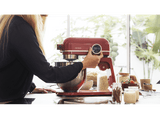 Robot amasador - Cecotec Twist&Fusion 4500 Luxury Red, 800 W, 5.2 L, 8 Velocidades, Pantalla LED, Temporizador, Incluye Recetario, Rojo