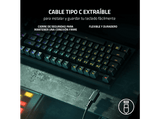 Teclado gaming - Razer Huntsman V2 Tenkeyless (Red Switch), USB-C, Retroiluminación Chroma RGB, Negro