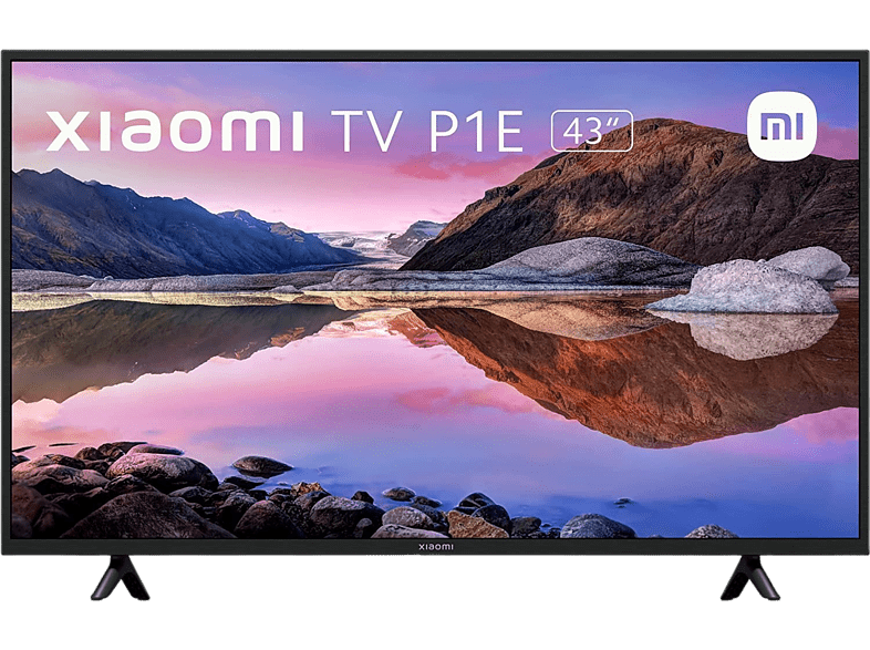 TV LED 43 - Xiaomi TV P1E, UHD 4K, Smart TV, HDR10, Google Assistant, Dolby Audio™, DTS-HD®, Negro
