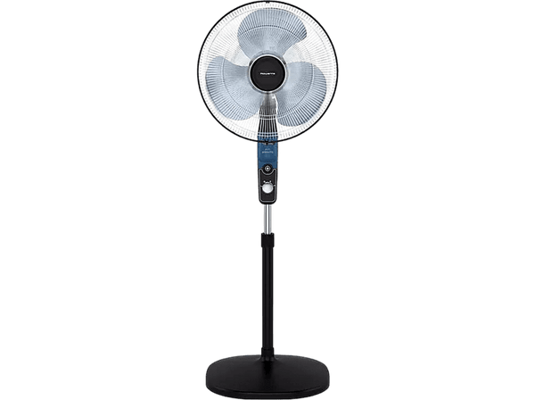 Ventilador de pie - Rowenta VU4420F0, 60 W, 1.3 m, 54 dB, 55 m³/min, Antimosquitos, 3 Velocidades, Negro