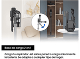 Aspirador escoba - Samsung VS15A6032R5/ET Jet 60 Pet, 150 W, Multi Cyclone, Digital Inverter, 40 Min, Plata