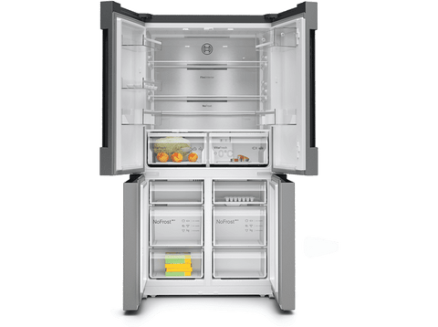 Frigorífico americano - Bosch KFN96APEA, No Frost, 605 l, 183 cm, Acero inox
