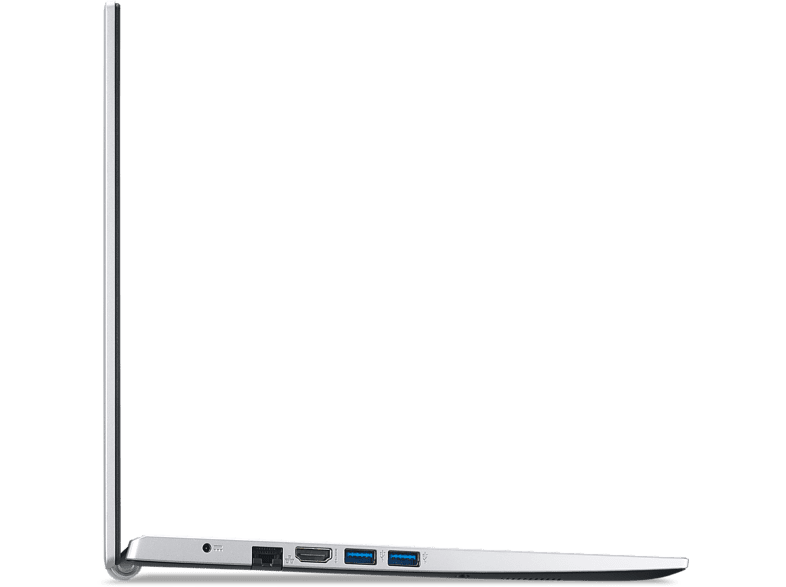 Portátil - Acer A315-58-32EE, 15.6 Full-HD, Intel® Core™ i3-1115G4, 8GB RAM, 512GB SSD, UHD, Windows 11 Home, Gris