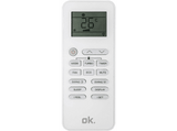 Aire acondicionado - OK OAC 24MOS22 SET ES, Split 1x1, 6000 fg/h, Función inverter, Control remoto, Blanco