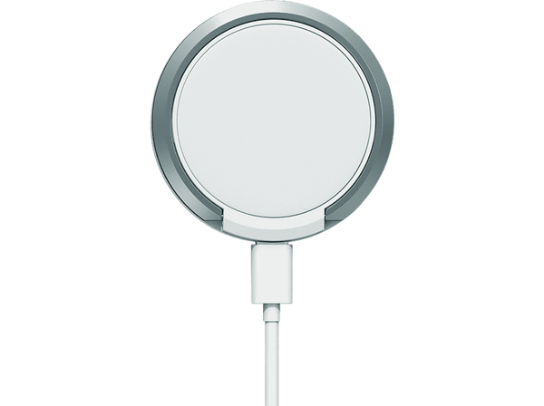 Cargador inalámbrico - Muvit MCWIR0003, Para Samsung / Xiaomi / 7.5W iPhone Samsung, Qi 7.5-10-15W, Blanco