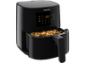 Freidora de aire - Philips Serie 5000 HD9255/90, 4 raciones, App NutriU, 4,1l, Negro