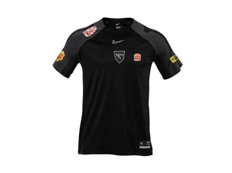 Camiseta - Nike Giants x, Camiseta de competición oficial Dri-FIT Strike II, Talla XXL, Negro