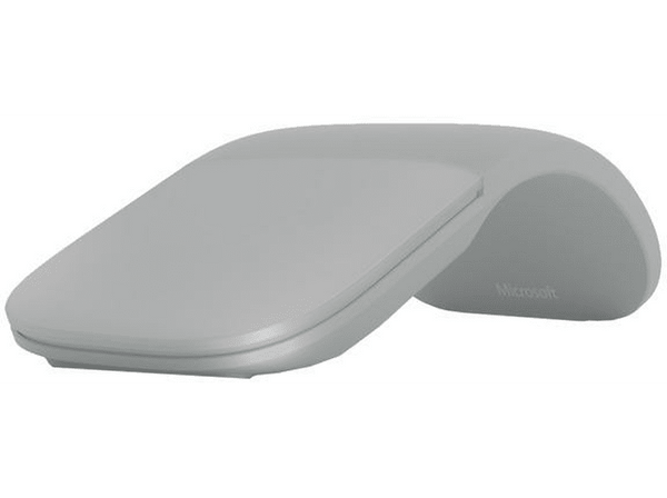 Ratón inalámbrico - Microsoft Arc Touch Bluetooth, Ambidiestro, Plata