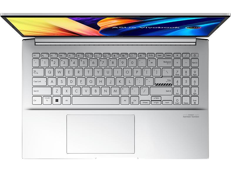 Portátil - ASUS VivoBook Pro 15 OLED M6500QC-L1081W, 15.6 Full HD, AMD Ryzen™ 5 5600H, 16GB RAM, 512GB SSD, GeForce RTX™3050, Windows 11 Home