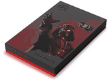 Disco duro externo - Seagate Firecuda Star Wars Darth Vader, 2 TB, USB, Negro, Rojo