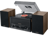 Tocadiscos - Muse ‎MT120MB, USB, RCA, Bluetooth y Auxiliar, 78 RPM, Con microcadena estéreo, Marrón