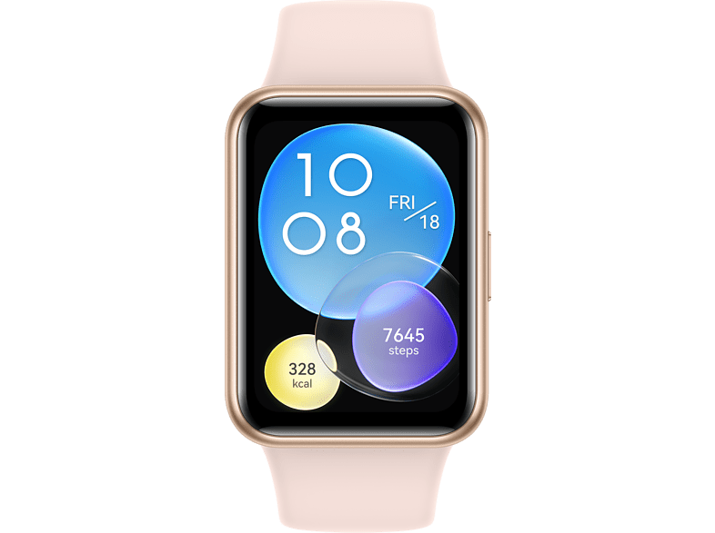 Smartwatch - Huawei Watch Fit 2, Batería hasta 10 días, 140 - 210 mm, Polímero, Sakura Pink