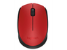 Ratón inalámbrico - Logitech M171, Rojo