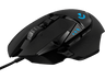 Ratón Gaming - Logitech G502 Hero, Puerto USB, Pesas opcionales, Respuesta 1000 Hz, Negro