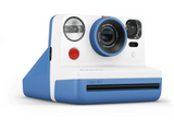 Cámara instantánea - Polaroid Now, Disparador automático, Flash, Carga USB, Cronómetro 9s, Azul