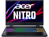Portátil gaming - Acer Nitro AN515-46-R80A, 15.6 Full HD, AMD Ryzen™ 5 6600H, 16GB RAM, 512GB SSD, GeForce RTX™ 3050Ti, Sin sistema operativo, Negro