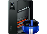 Móvil - realme GT Neo 3 5G, Negro, 256 GB, 12 GB RAM, 6.7  FHD+, MT6895T, 4360 mAh, Android + Buds Air 3