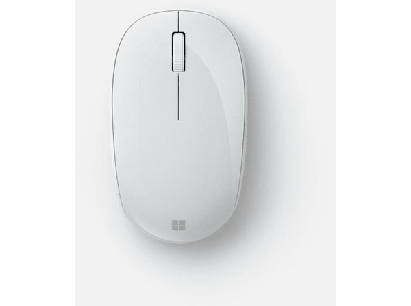 Ratón inalámbrico - Microsoft Monza Gray, Inalámbrico, 1800 ppp, Blanco