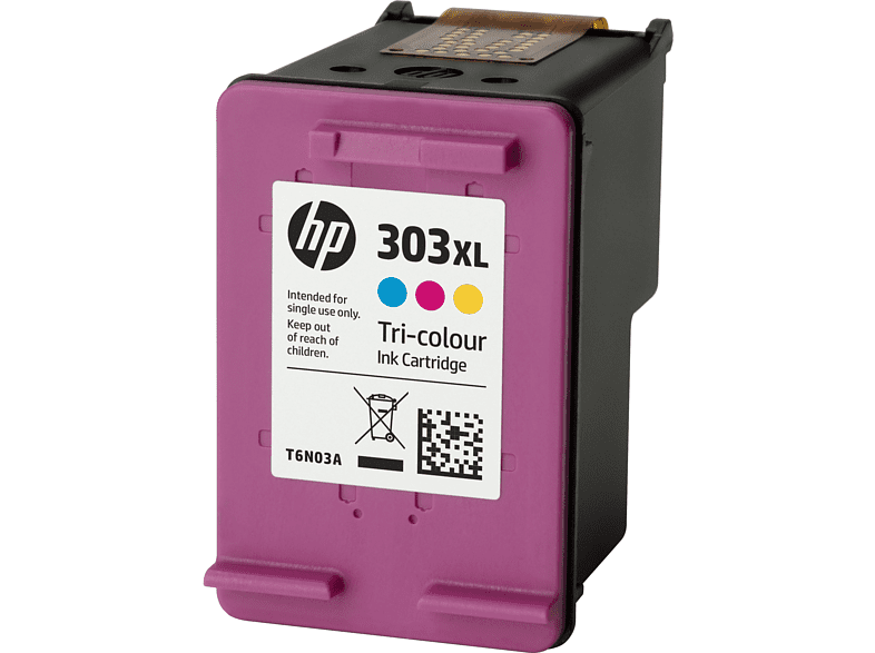 Cartucho de tinta - HP 303XL, Tricolor, T6N03AE