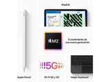 Apple iPad Pro (2022 6ª gen.) 128 GB, Gris espacial, 12.9, WiFi+CELL, Liquid Retina XDR, 8 GB RAM, Chip M2, iPadOS 16