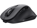 Ratón inalámbrico - Trust Fyda Wireless, 2400 dpi, Wireless, Recargable, Ergonómico, Negro