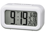 Reloj despertador - Hama RC 660, Digital, Higrómetro, Luz nocturna, Repetición, Termómetro, Blanco