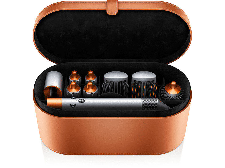 Rizador - Dyson Airwrap Styler Complete Copper, 90 °C, 8 acessorios, Cobre + Bolsa de almacenaje