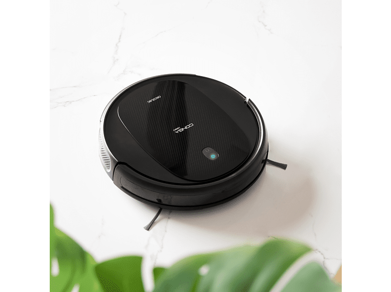 Robot friegasuelos - Cecotec Conga Perfect & Clean Connected Vital, 4 en 1, 2100 Pa, 10 Programas, Cepillo para Mascotas, 160 min, Wi-Fi y App, Negro