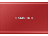 Disco duro SSD 2 TB - Samsung MU-PC2T0R, Externo, USB Tipo C, SSD, Rojo