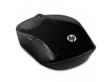 Ratón inalámbrico - HP 200, Wireless, 1600 ppp, Negro