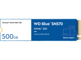 Disco duro SSD interno 500 GB - Western Digital  WD Blue SN570 NVMe SSD, Lectura 3500 MB/s, M.2 2280, Azul