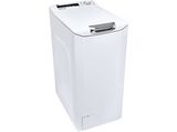 Lavadora carga superior - Hoover H-WASH 300 H3TM08TACE/1-37, 8kg, 1000rpm, Apertura Slow Motion, 75dB(A), Blanco