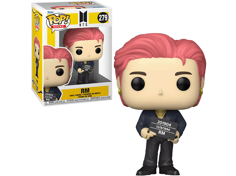 Figura - Funko Pop! BTS - RM, Vinilo, Multicolor