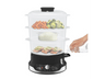Vaporera - Tefal VC2048, Potencia 800 W, Capacidad 9 l, Temporizador 60 min, Negro